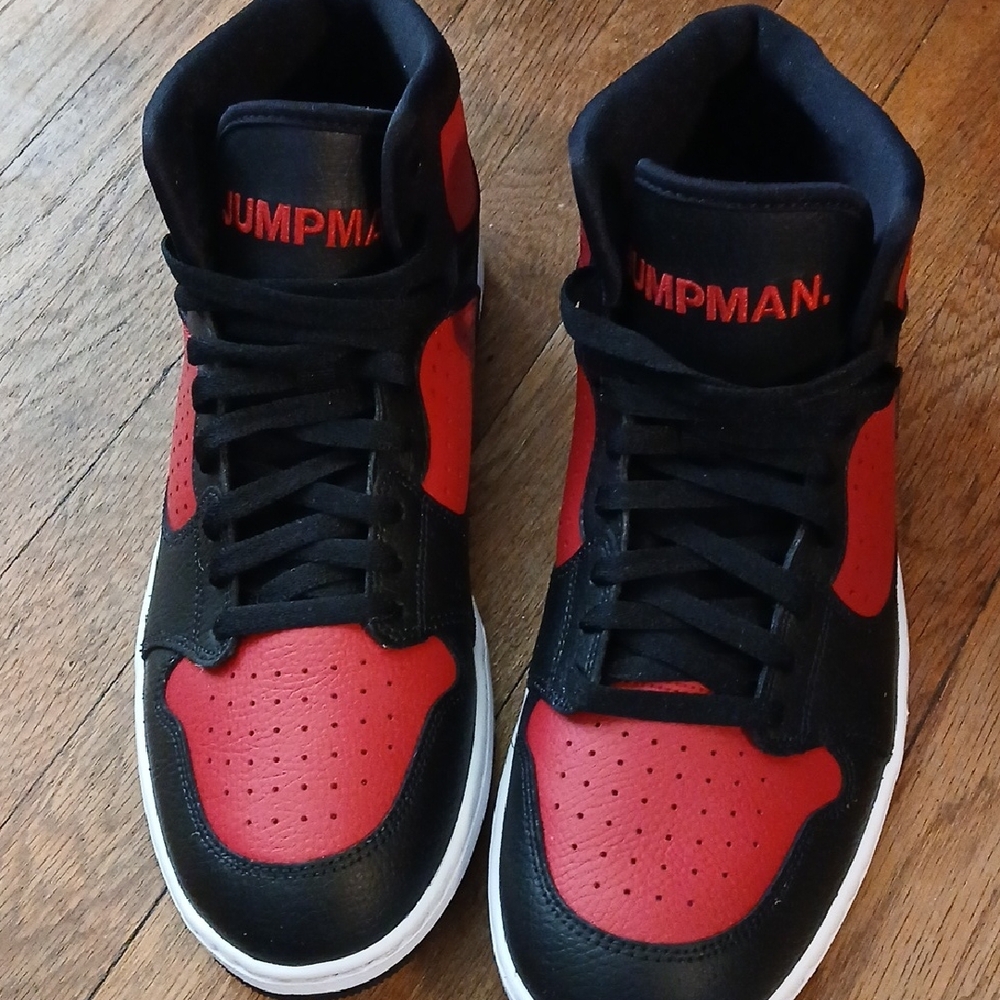 Jordan Athletic Shoes - Black and Red